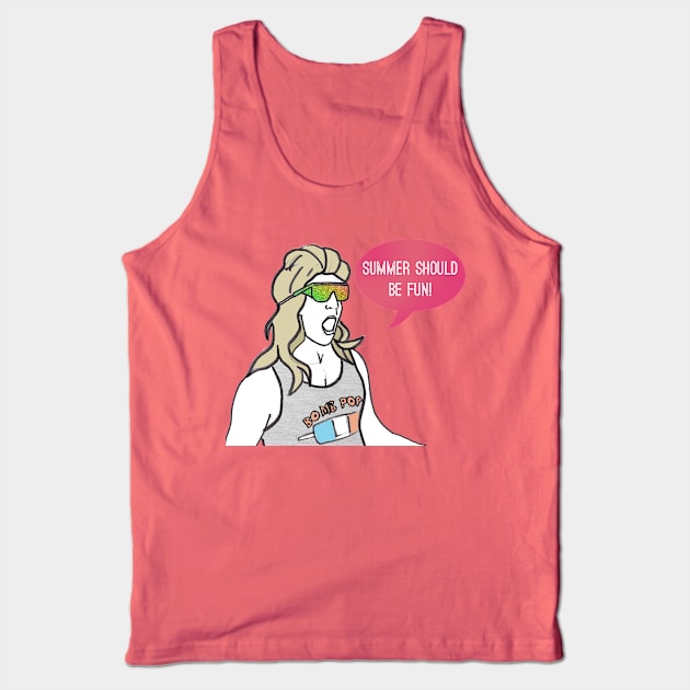 Summer should be fun Tank Top by Katsillustration